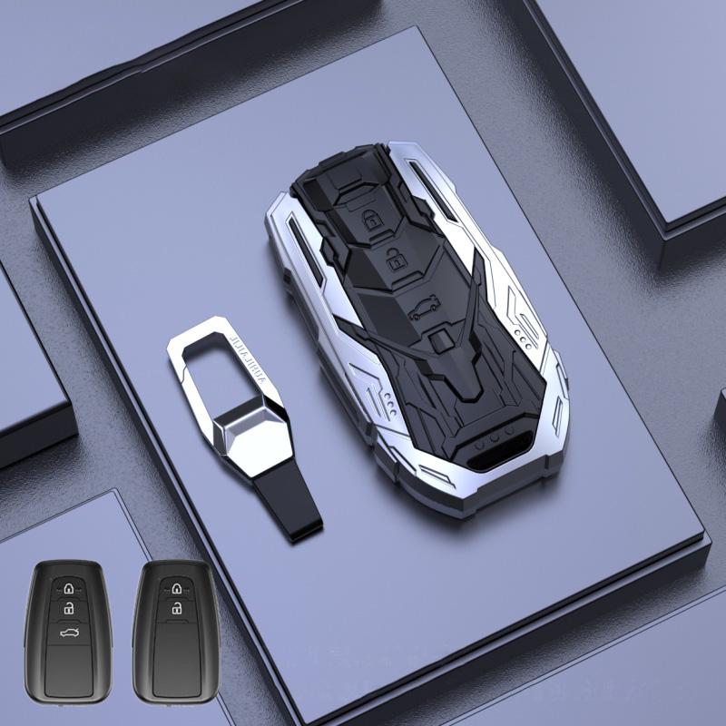 New Car Key Case Cover For Toyota Prius Camry Corolla C-HR CHR RAV4 Prado 2018 2022 Protector Key Shell Auto Accessories