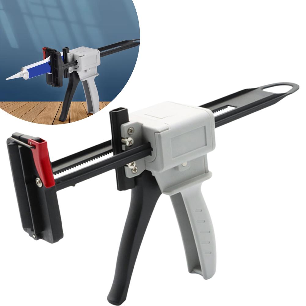 704 Toothpaste Glue Gun Silicone Sealant Gun Manual Glue Gun Auto Repair Tool Manual Extruder Aluminum Tube Glue Extruder