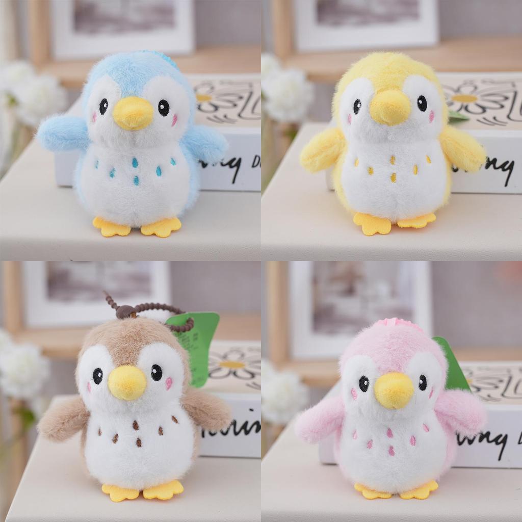 Plush Penguin Keychain Cartoon Soft Toy For Kids Backpack Decor Gift