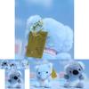 Adorable Plush Elephant And Koala Keychain Soft Toy Cute Animal Doll For Bags
