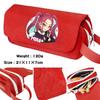Cartoon Print Large Capacity Double Layer Portable Pencil Bag, Stationery Bag For Primary And Secondary School Students