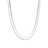 Non-fading, Double-layered Snake Bone Thin Necklace for Women, Niche Design, High-end, Plain Chain Lock, Sweet and Cool Bone Chain