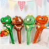 5pcs/set dinosaur themed kids' handheld stick balloons for birthday party baby shower Inflatable toys for children