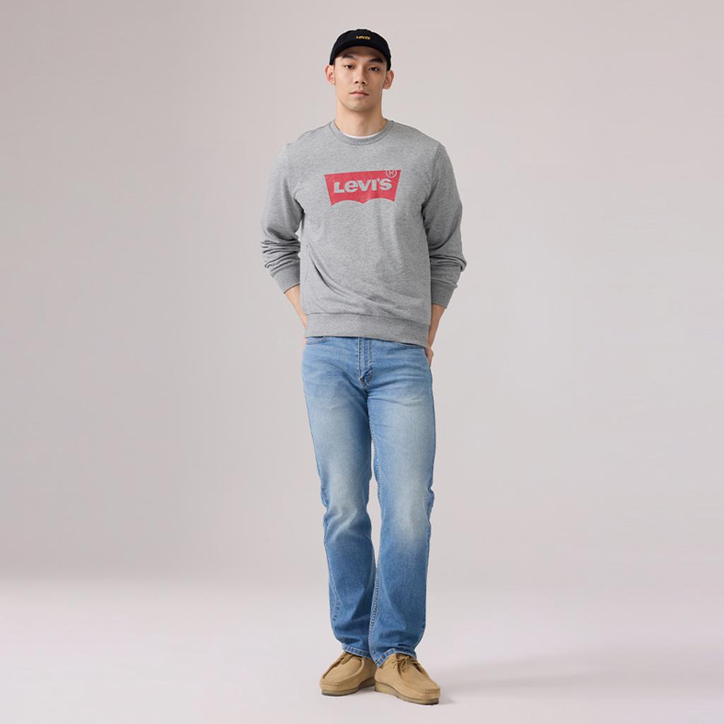 Levi's Sweatshirts Men's Gray Crew Neck Moderate 003YS-0000