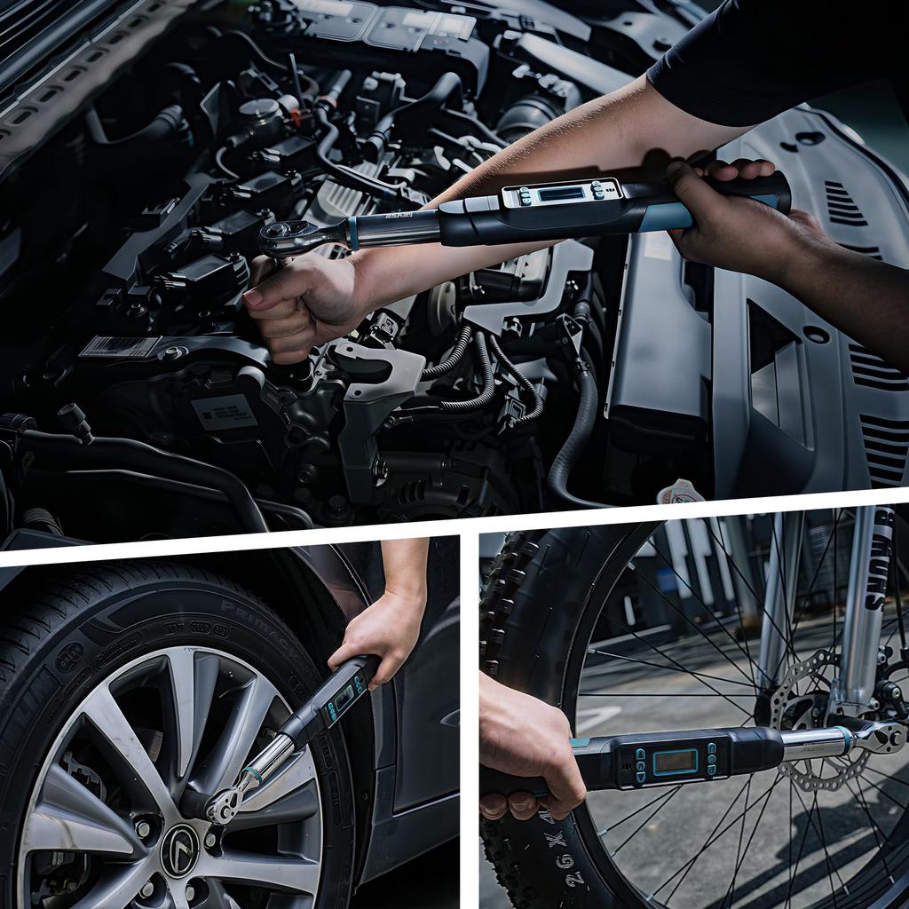 for SEESII Digital Torque Torque 220 and Conversion 3 5 Automotive Tire Home Japanese Instruction Manual Included [New 2025] Wrench, High-Precision