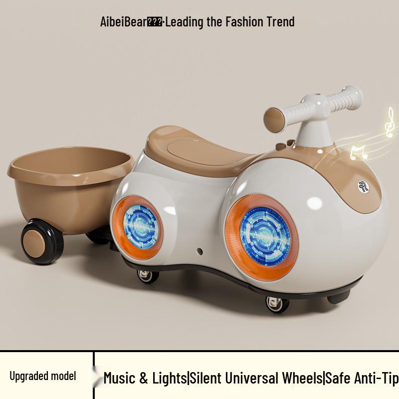 Celebritami schválené chodítko a balanční kolo pro miminka: Tiché, protipádové twist auto pro děti ve věku 1-3 roky