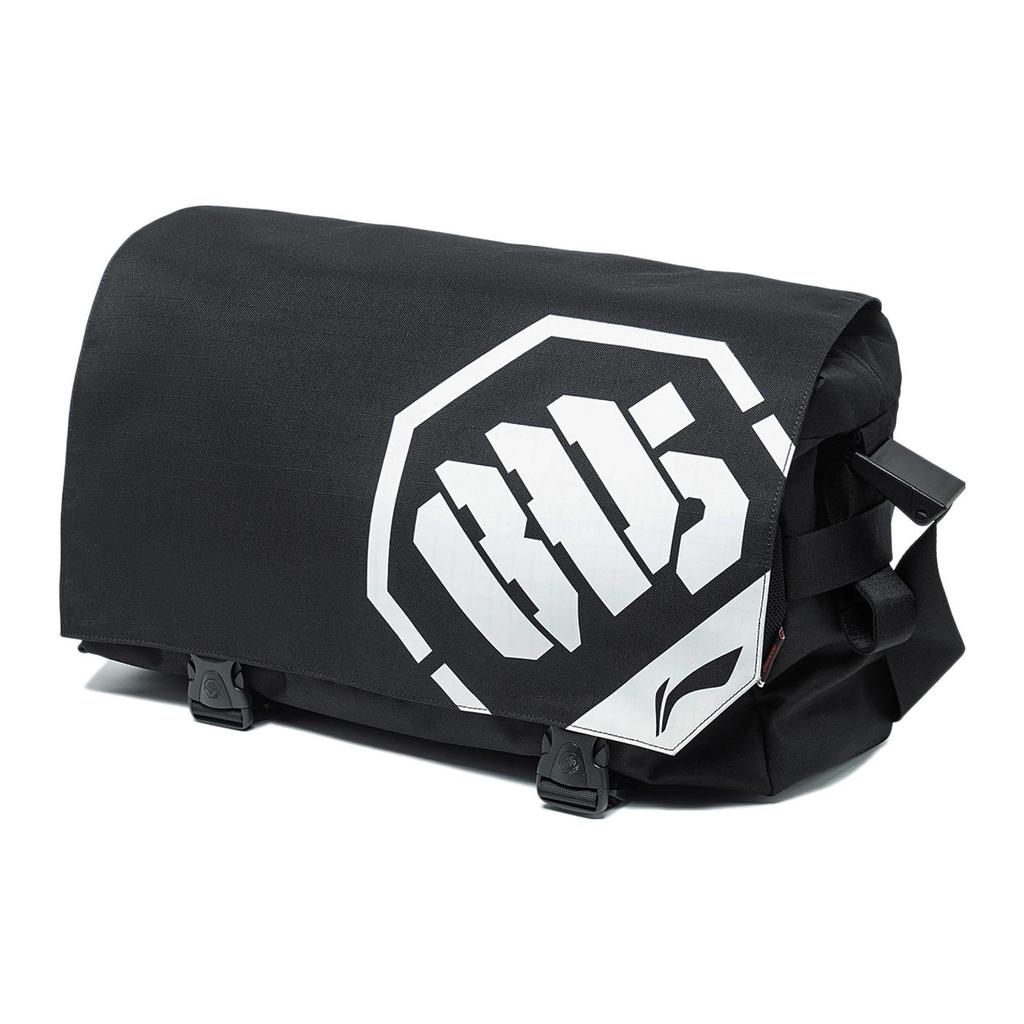 New LiNing Badfive Polyester Shoulder Bag Crossbody Bag Unisex Black ABST241-1