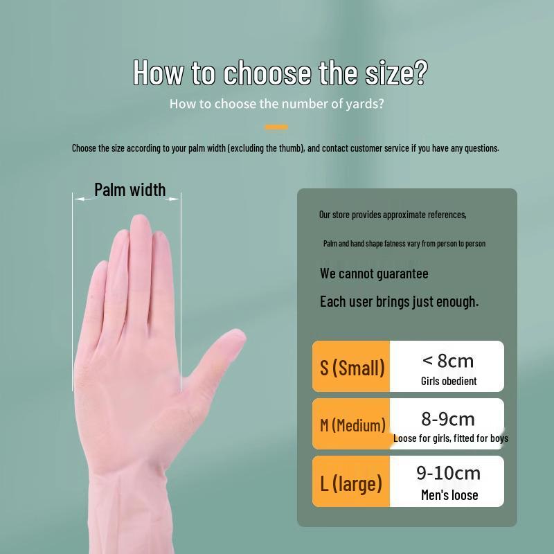 Nitrile Latex-Free Waterproof Dishwashing and Cleaning Gloves (Durable, Food Grade, Disposable)