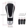 Automobile Leather Black Gear Shift Knob Universal M8 M10 M12 For Automatic Manual Transmission Car Shift Lever Gear Stick Shift