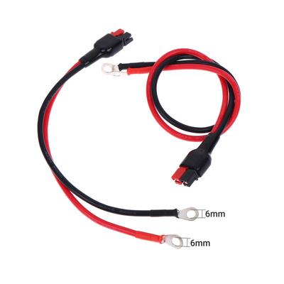 30A 12AWG M6 Heavy Duty Golf Battery Leads High Load Cable with Connector for Professional Golf Cart Maintenance