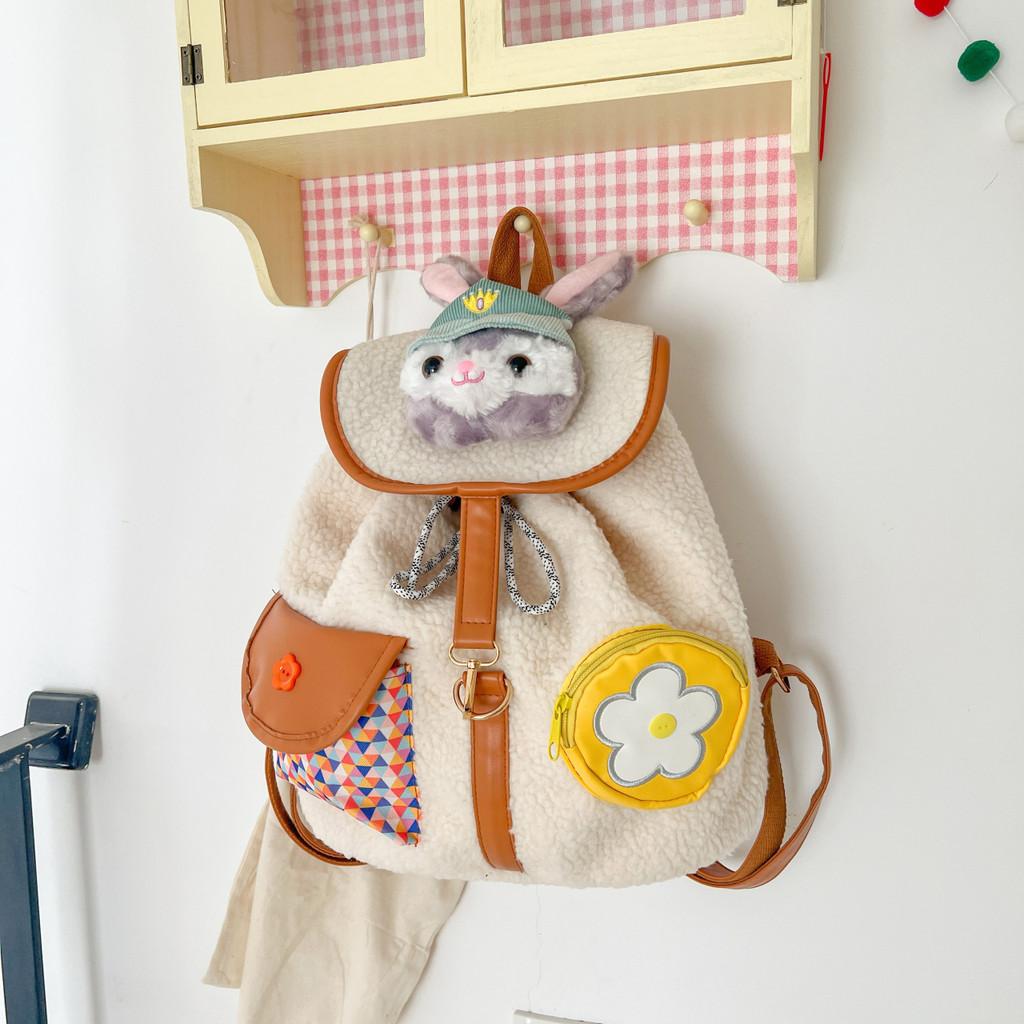 Stellalou Plush Duffy Schoolbag Backpack Kids Gift Cartoon Bag Casual