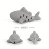 Fish-Shaped Cat Treat Dispenser Toy Silicone Interactive Cat Toy Cats Slow Feeders  Small Pets