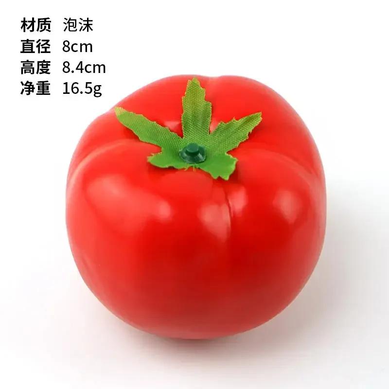 Sztuczne Dekoracje Kolorowe Bąbelki Symulacja Warzyw Kapusta Rzodkiewka Pomidor Szczypiorek Chilli Model Fotografia 5 szt./partia