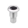 Stainless Steel 316 Drain Threaded Fitting Straight Design Bilge Pump Drain  Yacht Use