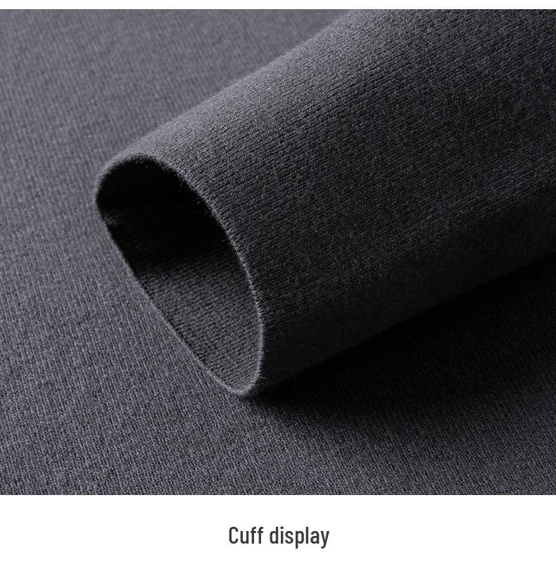 450g Fine Merino Wool Men's Half-High Neck Sweater - Autumn/Winter 2025, 16 Gauge, Machine Washable.