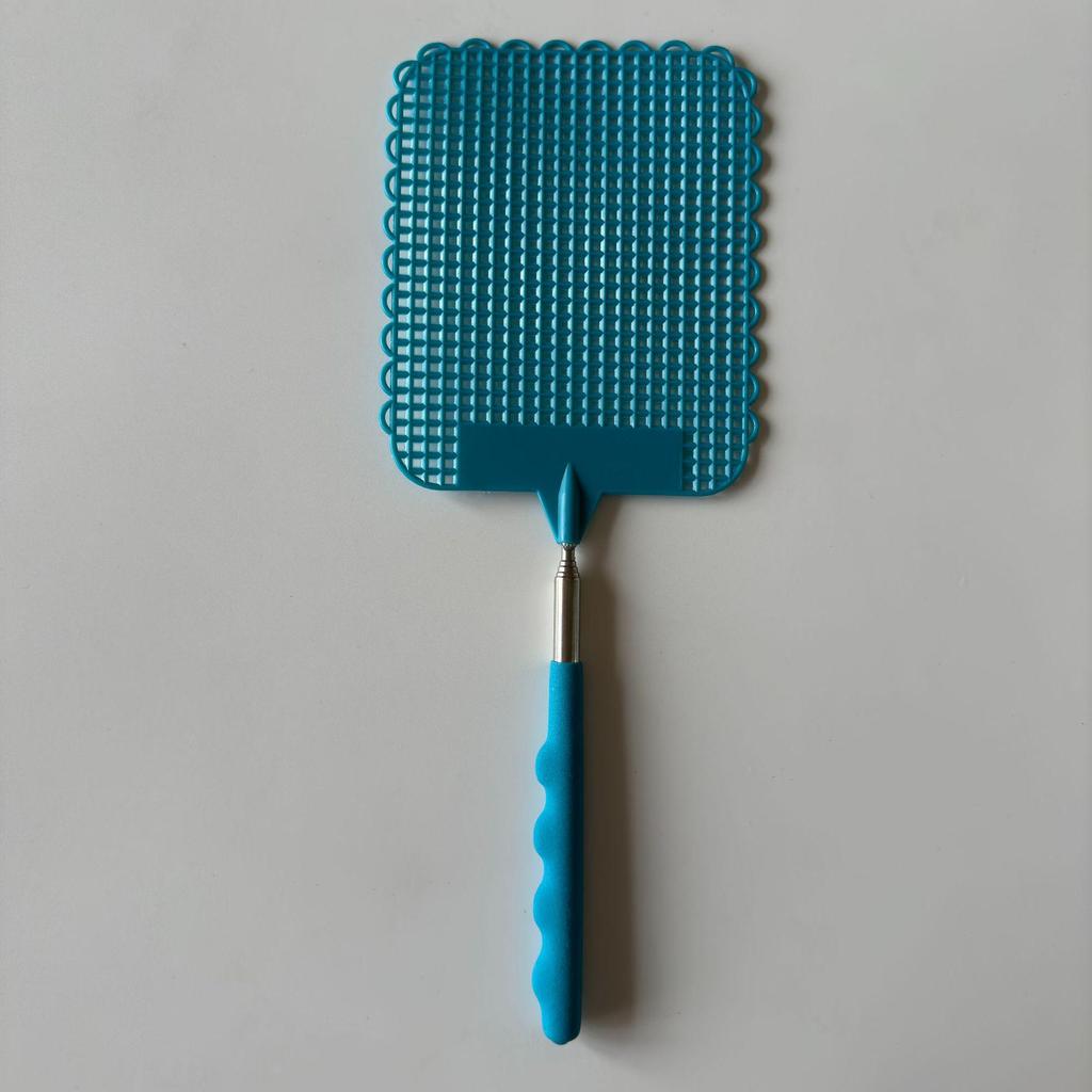 Durable Telescopic Stainless Steel Fly Swatter with Long Handle