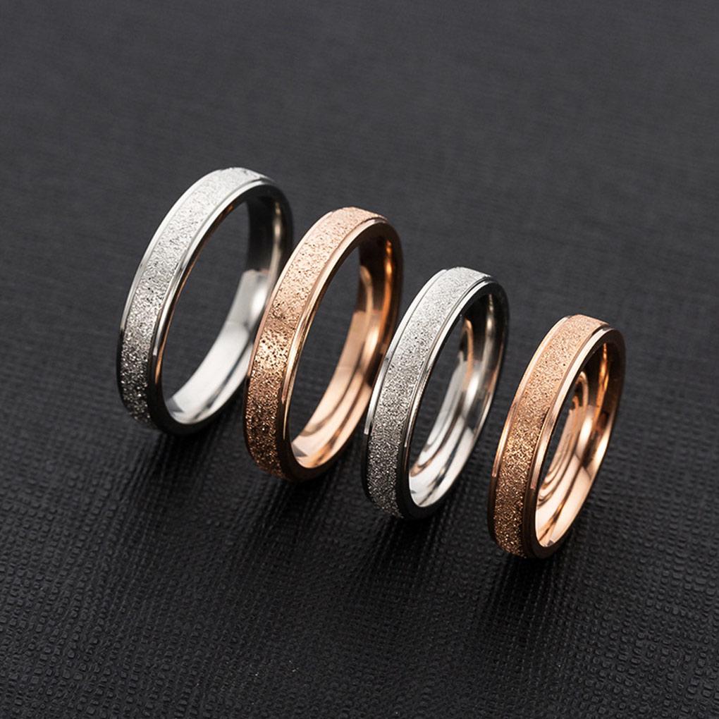 Stainless Steel Ring Personalized Sparkling Rings Jewelry Gift Dressing Up Accessory for Wedding Party Daily Working