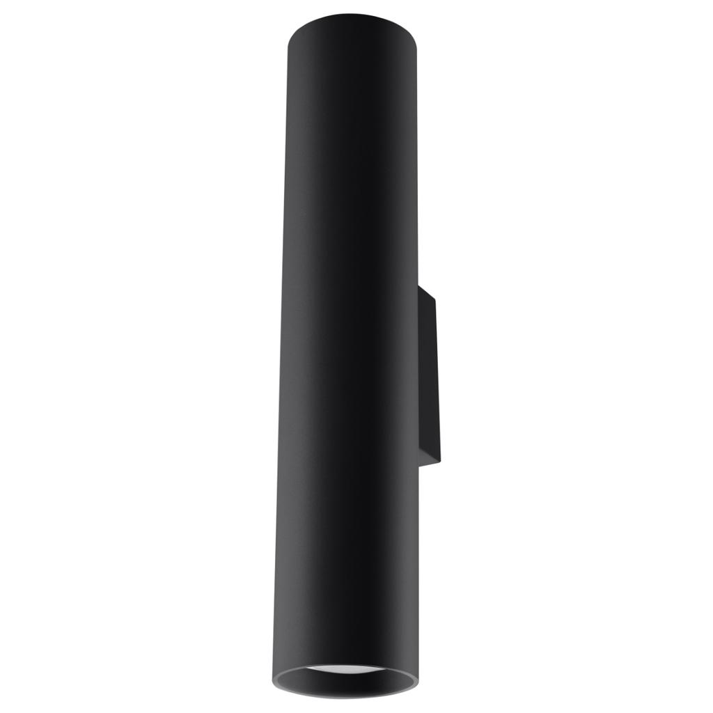 Kinkiet Lagos 2 Gu10 Czarny Sollux Sl.0330