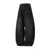 Heren Losse Retro Gewassen Rechte Pijp Casual Jeans
