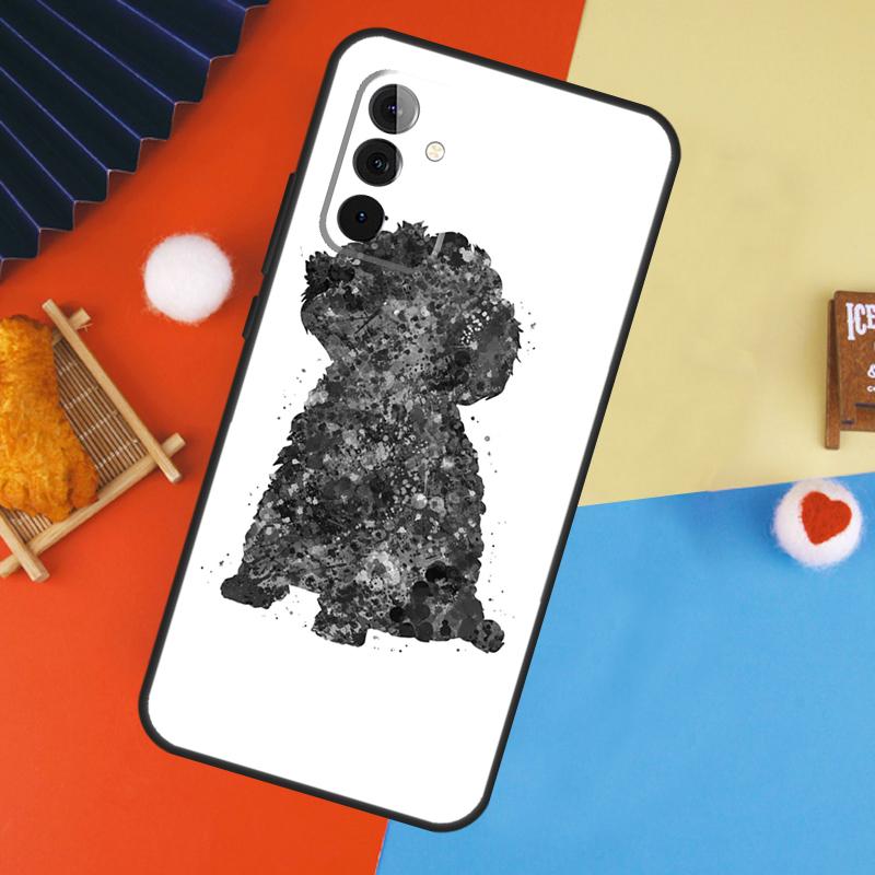 Cure Cartoon Poodle Case For Samsung Galaxy A56 A36 A16 A06 A13 A33 A53 A52 A32 A12 A54 A34 A14 A15 A35 A55 A17