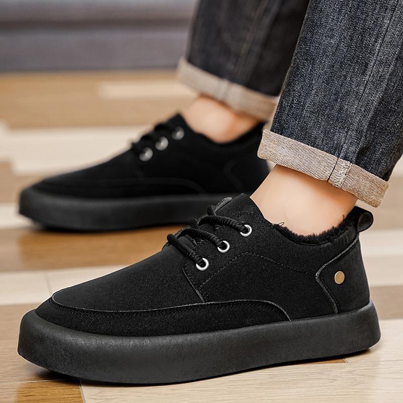 HX winter new cotton shoes piled thickened warm casual sports men's shoes