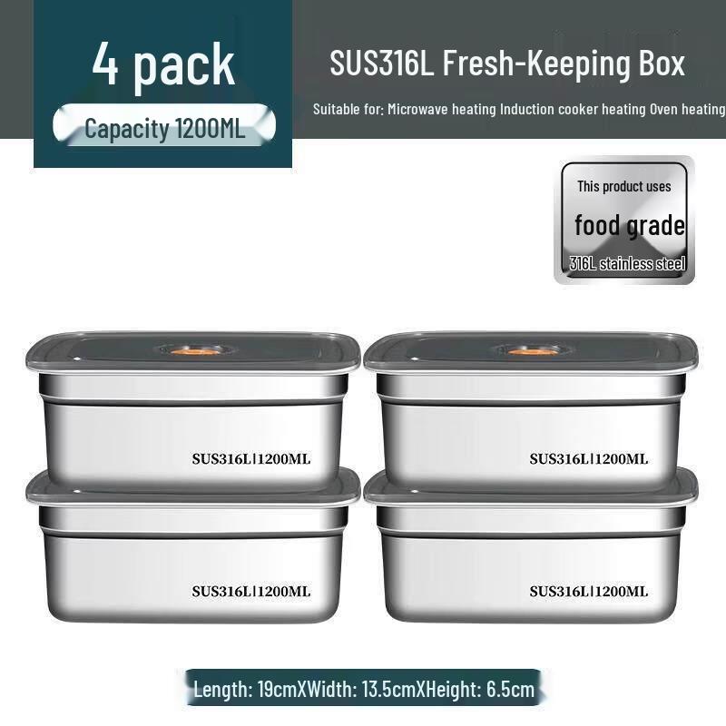 Eco-Friendly Wheat Straw Food Storage Container Set