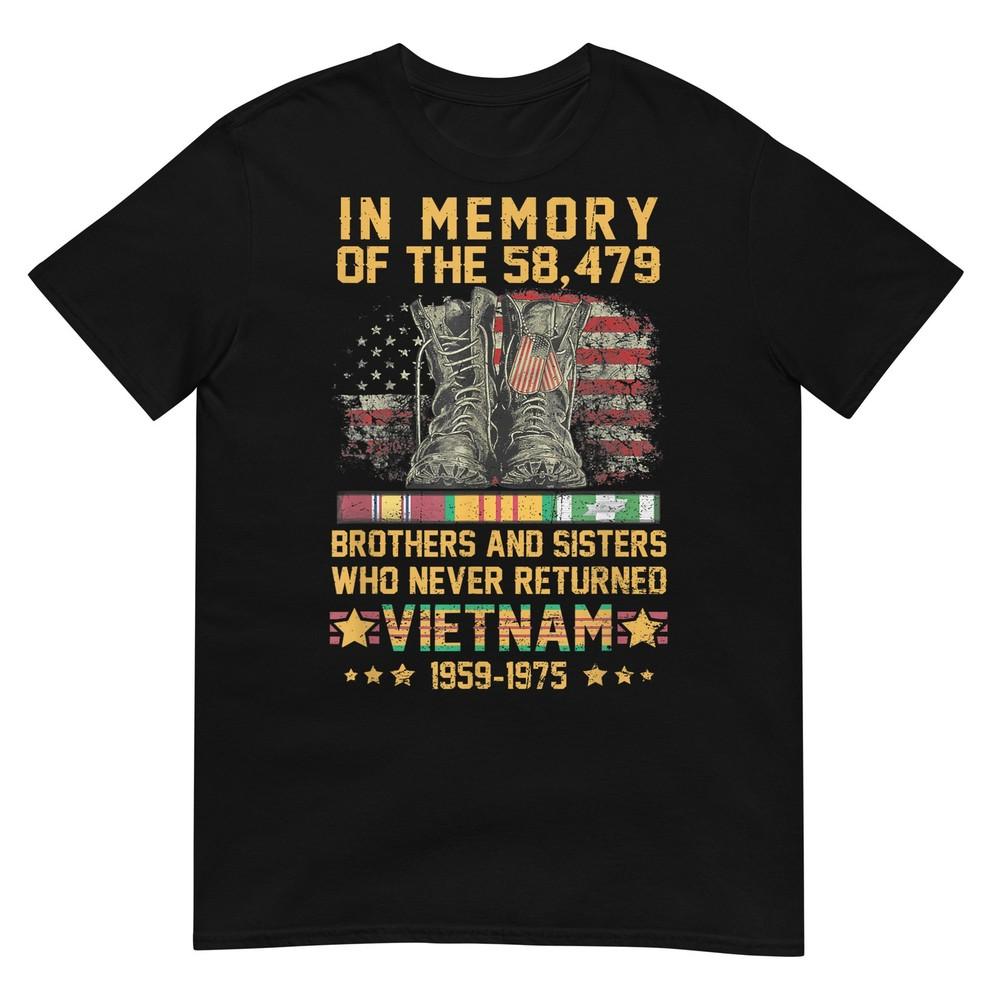 In Memory Of The 58479 Brothers And Sisters Vietnam Veteran Tshirt