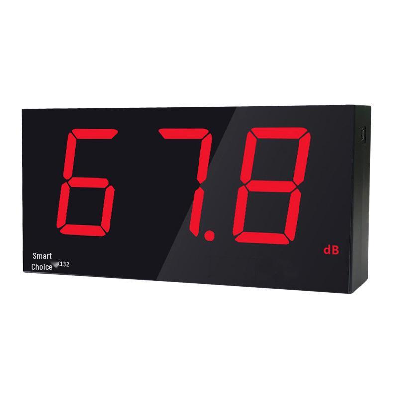 Digital Wall-Mounted Decibel Meter: School Sound Level and Noise Volume Tester