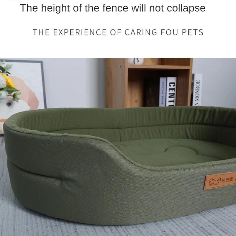 Winter Dog Pet Beds Square Dog Bed For Large Dogs Custom Size Dog Sofa Beds Waterproof Customized Pet Bed Inner Pad Washable