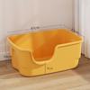 1PC cat litter box No. Splash-proof cat toilet Huge open cat litter box Extra large semi-closed kitten