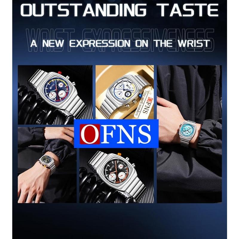 Módní pánské náramkové hodinky Chronograf Datum Vodotěsné Svítící Pánské hodinky Nerezová ocel Luxusní Křemenné Pánské hodinky