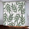 Green Plants Ins Wind And Flow Series High-Density Blackout Curtain Digital Printing