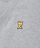 Wacky Willy Jersey V-Neck Pocket Cardigan Gray
