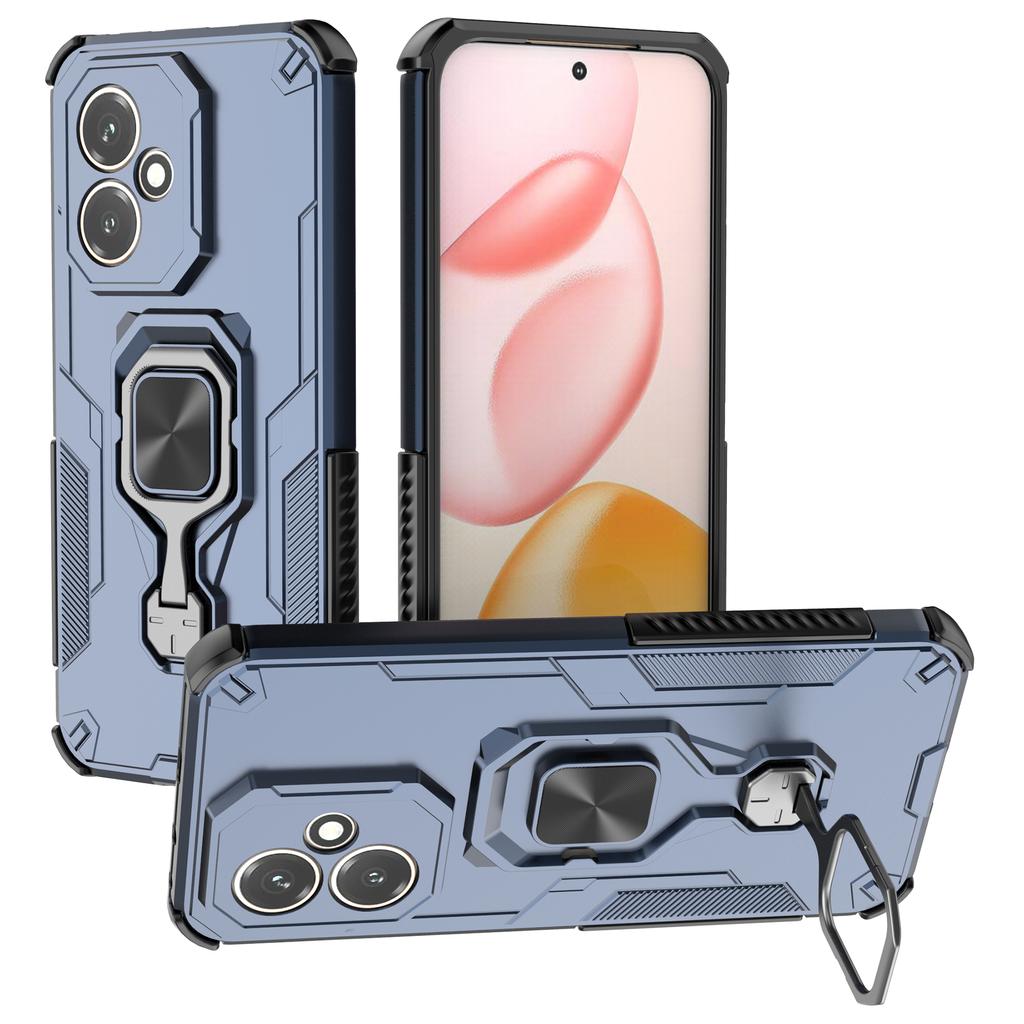 Pro Honor 400 5G (Globální) Pouzdro Otočný Prsten Stojánek PC+TPU Nárazuvzdorný Kryt na Telefon