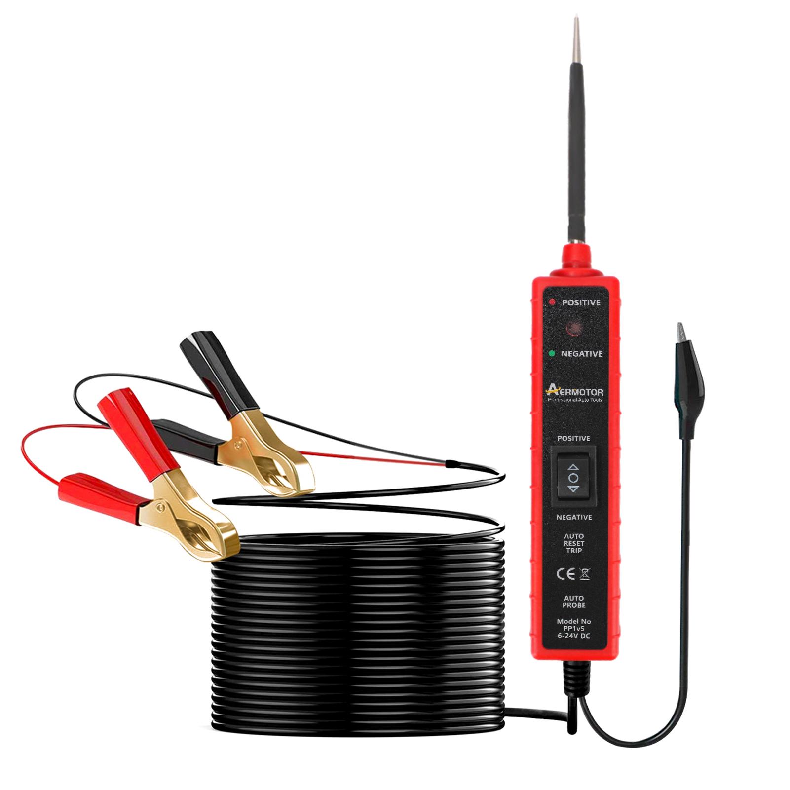 

Инструмент диагностики электрической системы Автомобильный тестер цепей Испытание напряжения Автоматическое сканирование мощности