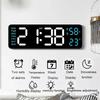 Multifunctional Alarm Clock Temperature and Humidity Calendar Display Dual Alarm Clock with Adjustable Brightness LEDalarm Clock