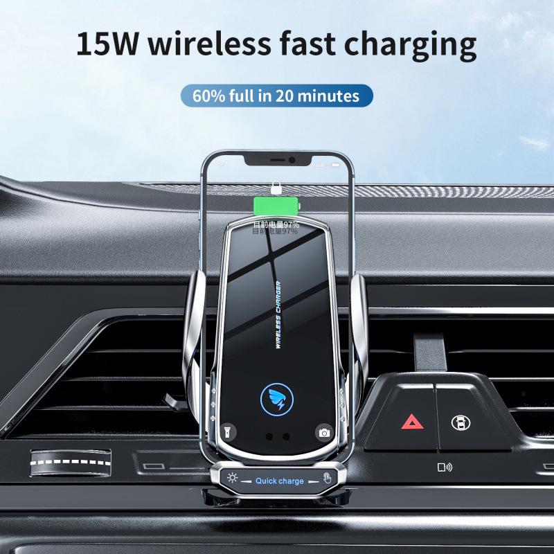 Astree 2025 Wireless Car Charger & Phone Holder - Fully Automatic Magnetic Suction for Apple Devices