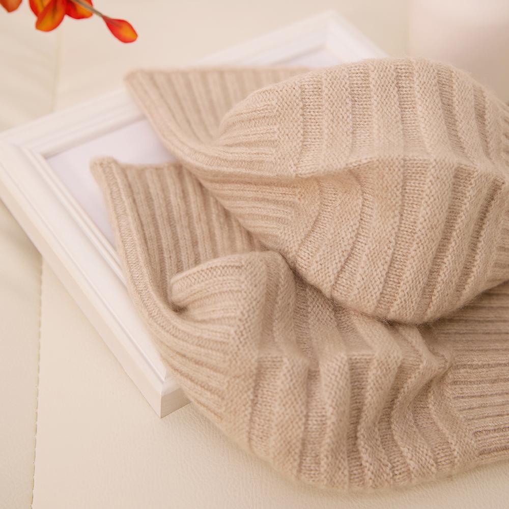 100% Pure Cashmere Legging Warmer Custom Fashion Soft Skin Friendly Women Winter Warm Pure Cashmere Leg Knee Warmers