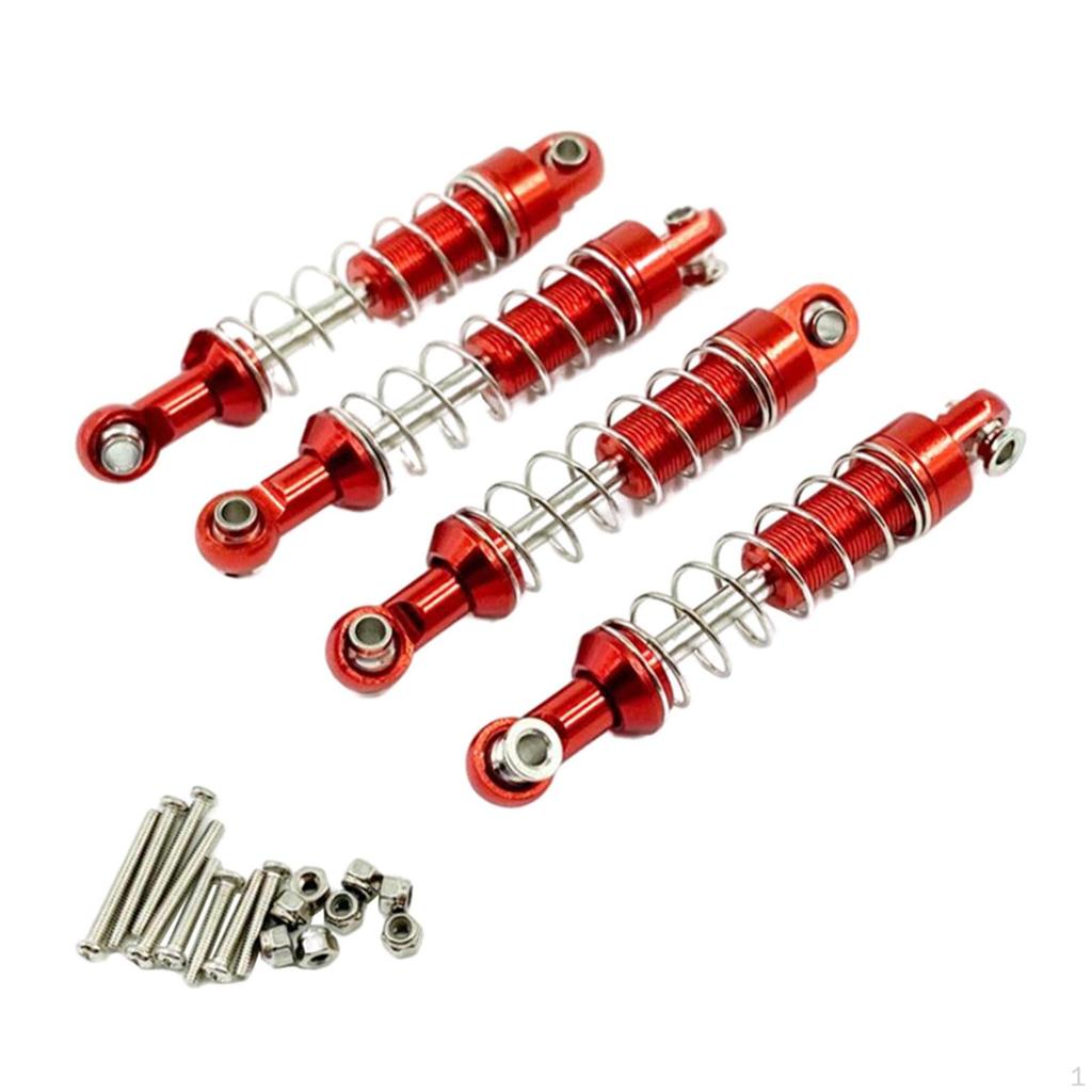4 Shock Absorber RC Car Alloy Adjustable Damper D90 D91 99 C14 C24 1/12 Scale Model Truck Spare