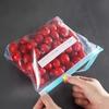 Food Storage Bag Organizer Thickened Sealed Fresh Keeping Zipper Slider Fridge Freezer Storage Bag for Vegetables Fruits Grains Cereals
