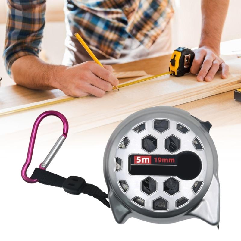 Selves Locking Tape Measure , 9.8Ft / 16.4Ft /24.7Ft Waterproof Anticorrosion Retractable Ruler Woodworking Measuring Tool