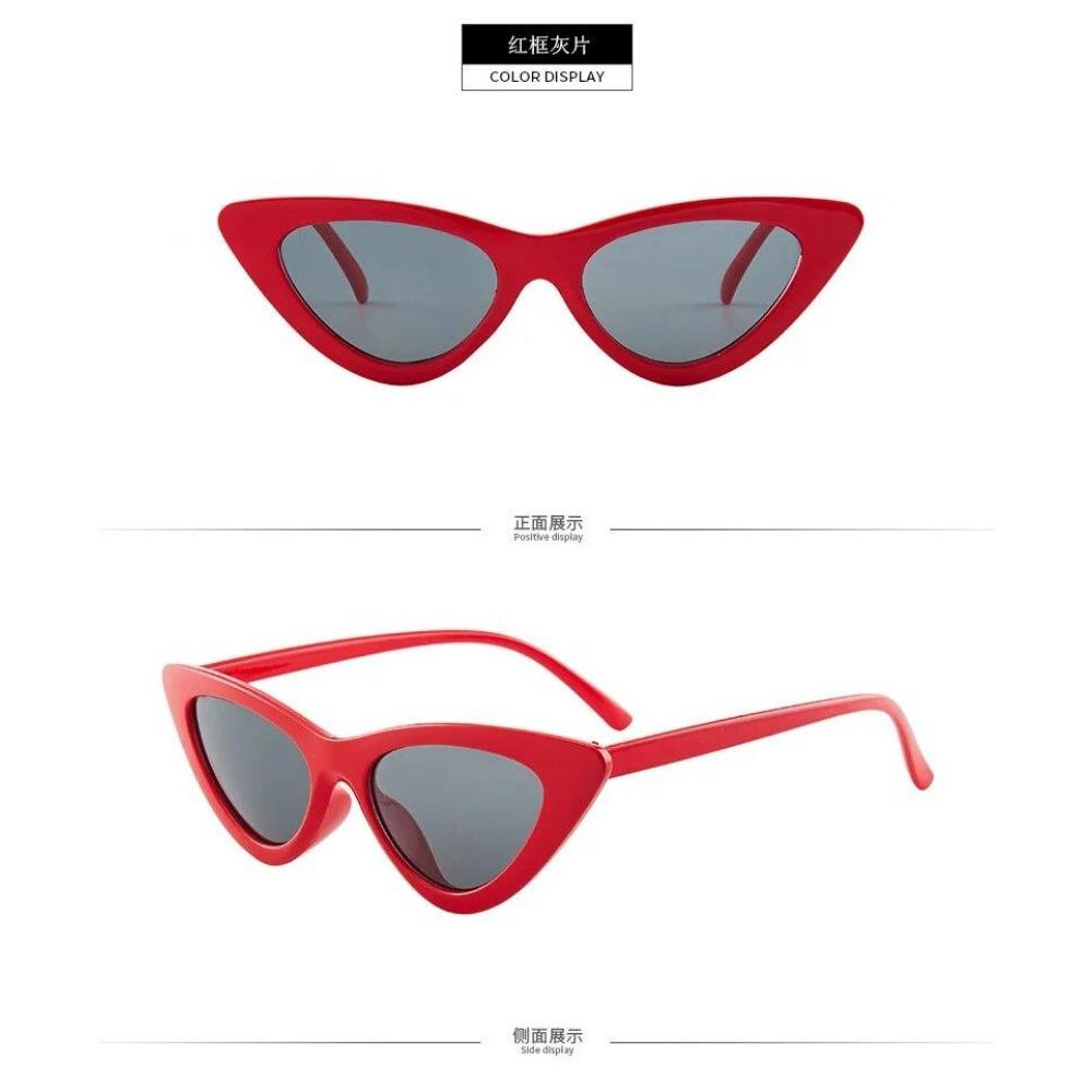 Vintage Cat Eye Sunglasses Women Sexy Retro Small Cat Eye Sun Glasses  Designer Colorful Eyewear For Female