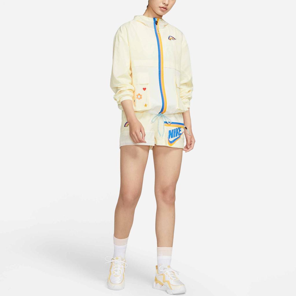 Nike Icon Clash Hooded Jacket SS22 Women Jackets Light-Yellow DJ5375-111