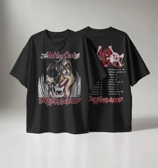 MOTLEY CRUE DR FEELGOOD TOUR T-SHIRT TARIFFS INCLUDED Unisex T-Shirt XXXXL