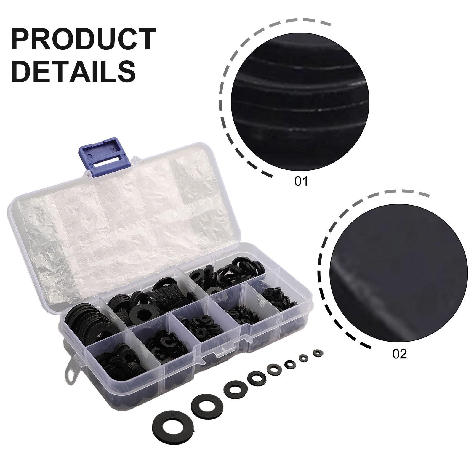 

500 шт. Нейлоновые шайбы Плоские Нейлоновые Коррозионностойкие Для Промышленных Крепежей