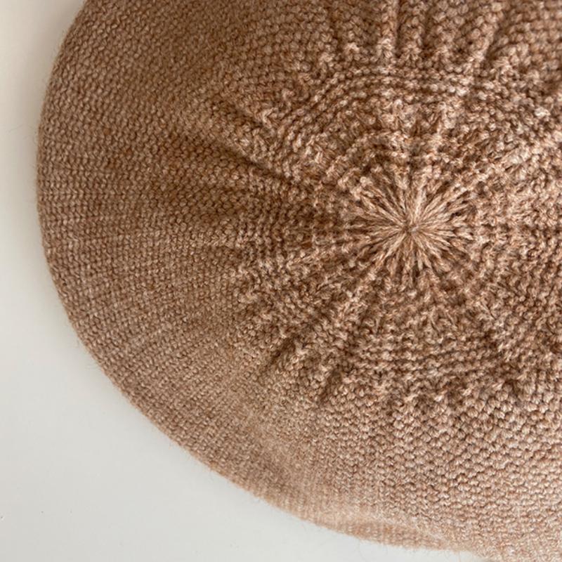 Vintage feminino menina boina artista francês lã quente outono gorro chapéu casual ao ar livre boina chapéus pintor lazer elegante senhora inverno bonés