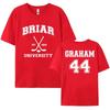 Summer Graham 44 22 Design Tshirts Off Campus TV Series Tshirt Cotton Comfortable Female Tees Loose Fashion Oneck Unisex Tees