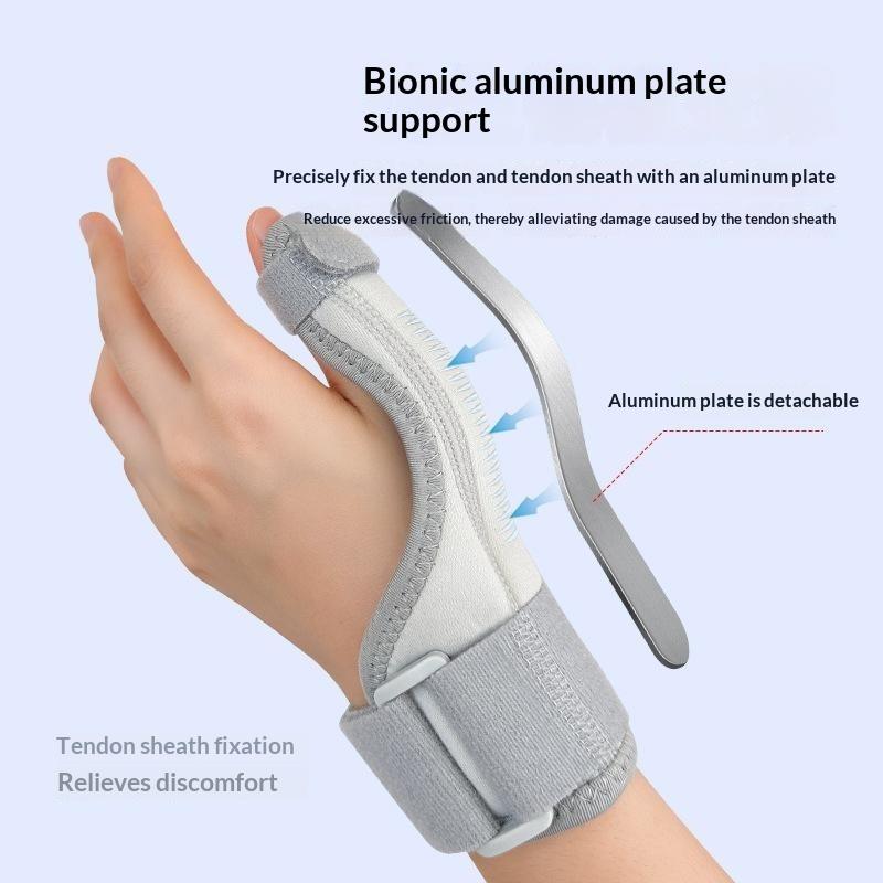 Trigger Thumb Support Brace Splint Non-Irritating for Tenosynovitis Fits Sensitive Skin Men Women