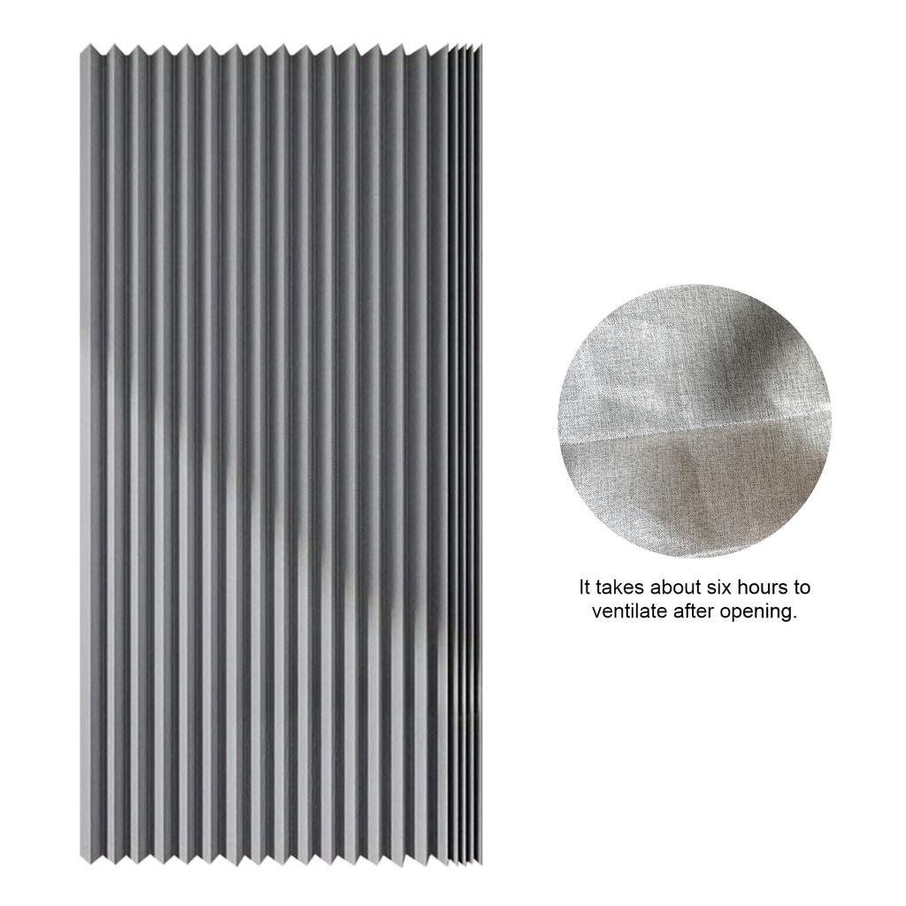 Faltbarer Magnetischer Duschvorhang Wasserdichter Badewannenvorhang mit 14 Haken Sichtschutz Badezimmerteiler Modern für Badezimmer