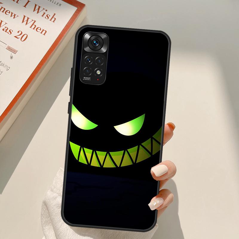Geometry Dash Case For Xiaomi Redmi Note 11 10 Pro 8 9 9S 10S 11S 9A 9C 10A 10C K40 K50 Gaming Cover